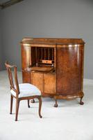 Early 20th Century Walnut Writing Cabinet (8 of 12) Early 20th Century Walnut Writing Cabinet (8 of 12)