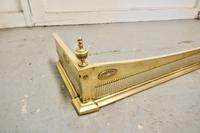 Superb Victorian Pierced Brass Fender (3 of 5) Superb Victorian Pierced Brass Fender (3 of 5)
