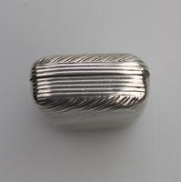 Good French Solid Silver Reeded Rectangular Snuff Box c.1830 (8 of 10) Good French Solid Silver Reeded Rectangular Snuff Box c.1830 (8 of 10)