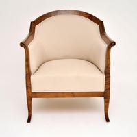 Pair of Antique Swedish Satin Birch Armchairs (8 of 12) Pair of Antique Swedish Satin Birch Armchairs (8 of 12)
