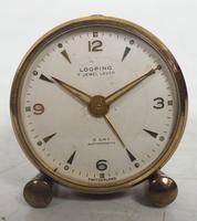 Antique Travelling Mantel Clock with Original Leather Outer Case 8-Day Mantel Clock by Looping with 7 Jewels (4 of 9) Antique Travelling Mantel Clock with Original Leather Outer Case 8-Day Mantel Clock by Looping with 7 Jewels (4 of 9)