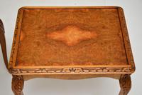 Pair of Antique Queen Anne Style Burr Walnut Side Tables (7 of 8) Pair of Antique Queen Anne Style Burr Walnut Side Tables (7 of 8)