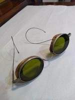 French Round Metal Green Glass Sunglasses (2 of 3) French Round Metal Green Glass Sunglasses (2 of 3)