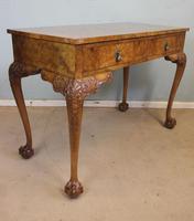 Antique Fine Quality Queen Anne Style Burr Walnut Side / Centre Table (4 of 8) Antique Fine Quality Queen Anne Style Burr Walnut Side / Centre Table (4 of 8)