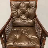 Regency Library Armchair With Leather Cushions (3 of 8) Regency Library Armchair With Leather Cushions (3 of 8)