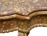 Italian carved giltwood console table c1770 (7 of 7) Italian carved giltwood console table c1770 (7 of 7)