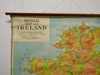 Large University Chart “Physical Map of Ireland” by Bacon (2 of 4) Large University Chart “Physical Map of Ireland” by Bacon (2 of 4)