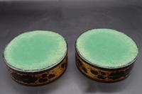 Unusual Pair of Regency Period Papier-mâché Coasters (4 of 4) Unusual Pair of Regency Period Papier-mâché Coasters (4 of 4)