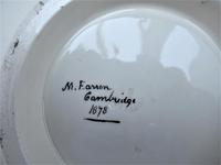 Hand painted Aesthetic Period Copeland pottery footed plate signed & dated 1878 (4 of 9) Hand painted Aesthetic Period Copeland pottery footed plate signed & dated 1878 (4 of 9)