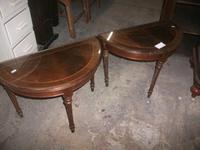 Pair of Low Demi Lune Tables (2 of 2) Pair of Low Demi Lune Tables (2 of 2)
