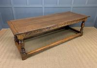 Large Oak Jacobean Revival Refectory Table (6 of 12) Large Oak Jacobean Revival Refectory Table (6 of 12)