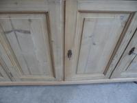 Victorian Antique Pine 4 Door Sideboard / Dresser Base TV Stand to wax / paint (7 of 8) Victorian Antique Pine 4 Door Sideboard / Dresser Base TV Stand to wax / paint (7 of 8)