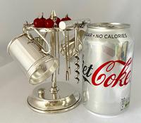 Art Deco Bar Tools & Stand. Silver Plated (3 of 6) Art Deco Bar Tools & Stand. Silver Plated (3 of 6)