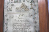 Rare & Fine Embroidery Silk Textile Scottish Castle Sampler c.1841 (7 of 9) Rare & Fine Embroidery Silk Textile Scottish Castle Sampler c.1841 (7 of 9)