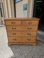 Antique Arts And Crafts Pine Chest Of Drawers