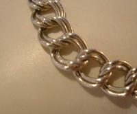 Vintage Sterling Silver Bracelet 1976 Double Curb With Heart Padlock 7 1/2" Length (8 of 11) Vintage Sterling Silver Bracelet 1976 Double Curb With Heart Padlock 7 1/2" Length (8 of 11)