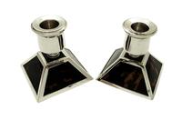 Antique Sterling Silver & Tortoiseshell Inkwell & Candlesticks Desk Set 1922 (4 of 13) Antique Sterling Silver & Tortoiseshell Inkwell & Candlesticks Desk Set 1922 (4 of 13)