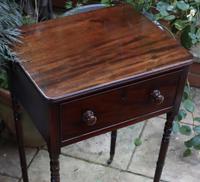 1820s Mahogany Single Drawer Work / Side Table (4 of 6) 1820s Mahogany Single Drawer Work / Side Table (4 of 6)