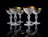 6 Moser Liqueur Cocktails with gold rims (3 of 4) 6 Moser Liqueur Cocktails with gold rims (3 of 4)