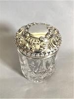 Fabulous Victorian Silver Topped Vanity Jar (2 of 7) Fabulous Victorian Silver Topped Vanity Jar (2 of 7)