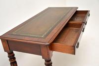 Antique William IV Mahogany Leather Top Writing Table / Desk (9 of 9) Antique William IV Mahogany Leather Top Writing Table / Desk (9 of 9)