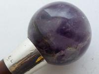 Walking Stick Cane 1898 Hallmarked Solid Silver Collar Amethyst Snakewood Shaft (4 of 8) Walking Stick Cane 1898 Hallmarked Solid Silver Collar Amethyst Snakewood Shaft (4 of 8)