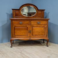 Walnut mirror back sideboard (4 of 6) Walnut mirror back sideboard (4 of 6)