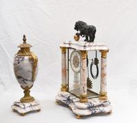 Antique Mantle Clock Set Garniture French Empire Urns (25 of 27) Antique Mantle Clock Set Garniture French Empire Urns (25 of 27)