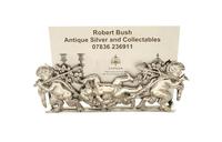 Pair of Antique Victorian Sterling Silver Cherub Menu Holders - 1900 Mappin & Webb (3 of 9) Pair of Antique Victorian Sterling Silver Cherub Menu Holders - 1900 Mappin & Webb (3 of 9)