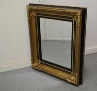Rectangular Gilt and Black Rococo Wall Mirror (3 of 6) Rectangular Gilt and Black Rococo Wall Mirror (3 of 6)