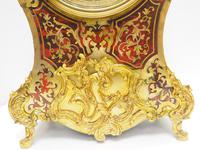 Rare Large Antique French Boulle Mantel Clock Ormolu Inlay 8 Day Mantle Clock (5 of 16) Rare Large Antique French Boulle Mantel Clock Ormolu Inlay 8 Day Mantle Clock (5 of 16)
