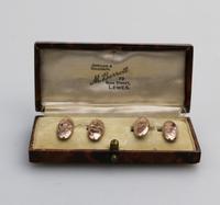 Boxed Pair of 9ct Gold Engraved Cufflinks c.1916 (2 of 8) Boxed Pair of 9ct Gold Engraved Cufflinks c.1916 (2 of 8)