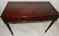Georgian Mahogany Two Drawer Side Table (2 of 7) Georgian Mahogany Two Drawer Side Table (2 of 7)