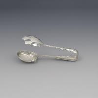 Art Nouveau American Sterling Silver Ice Tongs Whiting c.1890 (2 of 9) Art Nouveau American Sterling Silver Ice Tongs Whiting c.1890 (2 of 9)