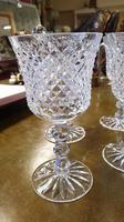 Set of Four Large Waterford Wine Goblets (8 of 8) Set of Four Large Waterford Wine Goblets (8 of 8)