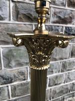 English Brass Corinthian Column Standard Lamp (6 of 8) English Brass Corinthian Column Standard Lamp (6 of 8)
