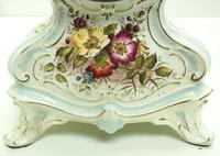 Antique 8 Day Porcelain Mantel Clock Sevres Egg Shell Blue Floral French Mantle Clock (5 of 12) Antique 8 Day Porcelain Mantel Clock Sevres Egg Shell Blue Floral French Mantle Clock (5 of 12)