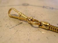 Vintage Pocket Watch Chain 1970s 12ct Gold Plated Snake Link Albert With T Bar (7 of 7) Vintage Pocket Watch Chain 1970s 12ct Gold Plated Snake Link Albert With T Bar (7 of 7)