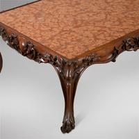 Continental Rosewood Framed Table with Marble Top (2 of 4) Continental Rosewood Framed Table with Marble Top (2 of 4)