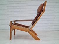 Scandinavian armchair, adjustable back, cowhide, 70s (18 of 20) Scandinavian armchair, adjustable back, cowhide, 70s (18 of 20)