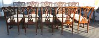 1960's Set of 10 Georgian Style Dining Chairs with Neutral Upholstery (2 of 3) 1960's Set of 10 Georgian Style Dining Chairs with Neutral Upholstery (2 of 3)
