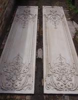 Pair of 19th Century French Painted Decorative Boiserie Wall Panels