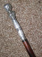 Antique Ladies Dress Cane Featuring Silver Plated Ladies Bust & Head Handle Top (5 of 11) Antique Ladies Dress Cane Featuring Silver Plated Ladies Bust & Head Handle Top (5 of 11)