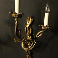 French 19th Century Pair of Bronze Antique Wall Sconces (3 of 10) French 19th Century Pair of Bronze Antique Wall Sconces (3 of 10)