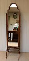 Queen Anne Style Mahogany Cheval Mirror c.1920 (7 of 10) Queen Anne Style Mahogany Cheval Mirror c.1920 (7 of 10)
