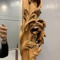 Large Carved Wood Overmantle Mirror (5 of 9) Large Carved Wood Overmantle Mirror (5 of 9)