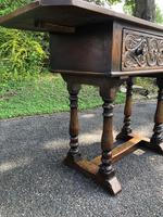 Antique Carved Oak Hall Side Table (4 of 11) Antique Carved Oak Hall Side Table (4 of 11)