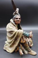 Beautifully Modelled Early 20th Century Bronze of a Medicine Man by Carl Kauba (2 of 4) Beautifully Modelled Early 20th Century Bronze of a Medicine Man by Carl Kauba (2 of 4)