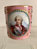 French Sevres Porcelain Cup Portraits of Louis XV & Mistresses, Circa 1760 (2 of 8) French Sevres Porcelain Cup Portraits of Louis XV & Mistresses, Circa 1760 (2 of 8)
