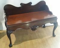 Unusual 19th Century Irish Mahogany Hall Bench (8 of 9) Unusual 19th Century Irish Mahogany Hall Bench (8 of 9)